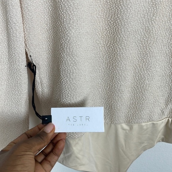 NWT ASTR Cream Bodysuit - Picture 5 of 7